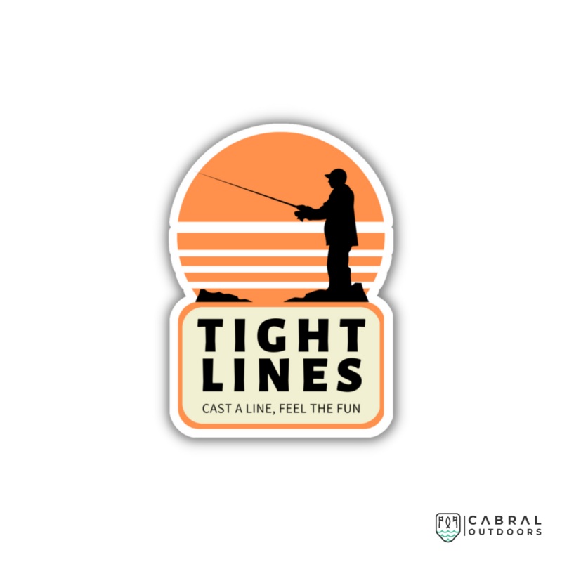 Tight Lines-4 Sticker