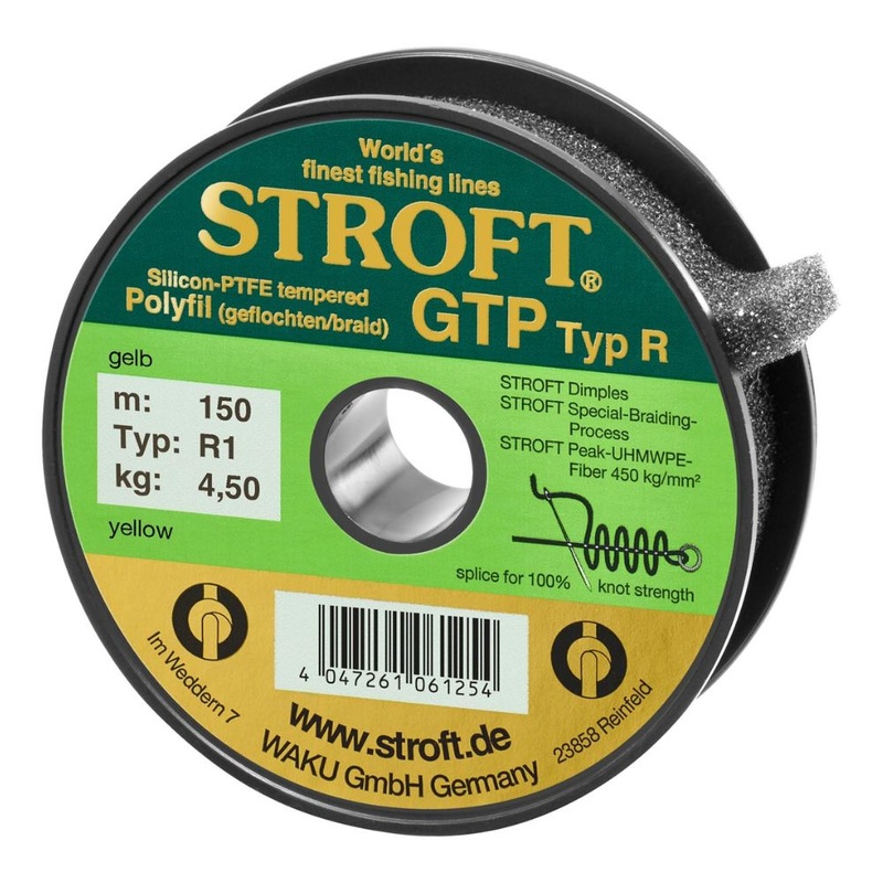 GTP Typ R (Gelb) / 150 m|R1 / 4.5 kg|R2 / 5.5 kg|R3 / 7.0 kg|R4 / 9.0 kg|R5 / 11.0 kg|R6 / 14.0 kg|R7 / 18.0 kg