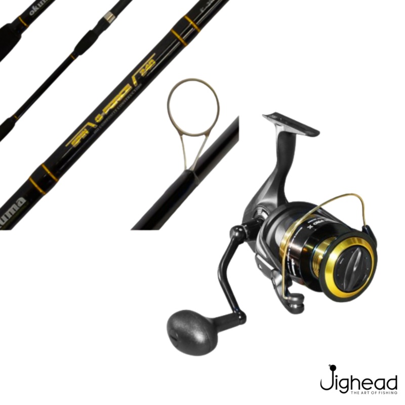 Okuma G-Force 10ft Spinning Rod with Okuma Revenger Pro RVPX 55 Spinning Reel Combo