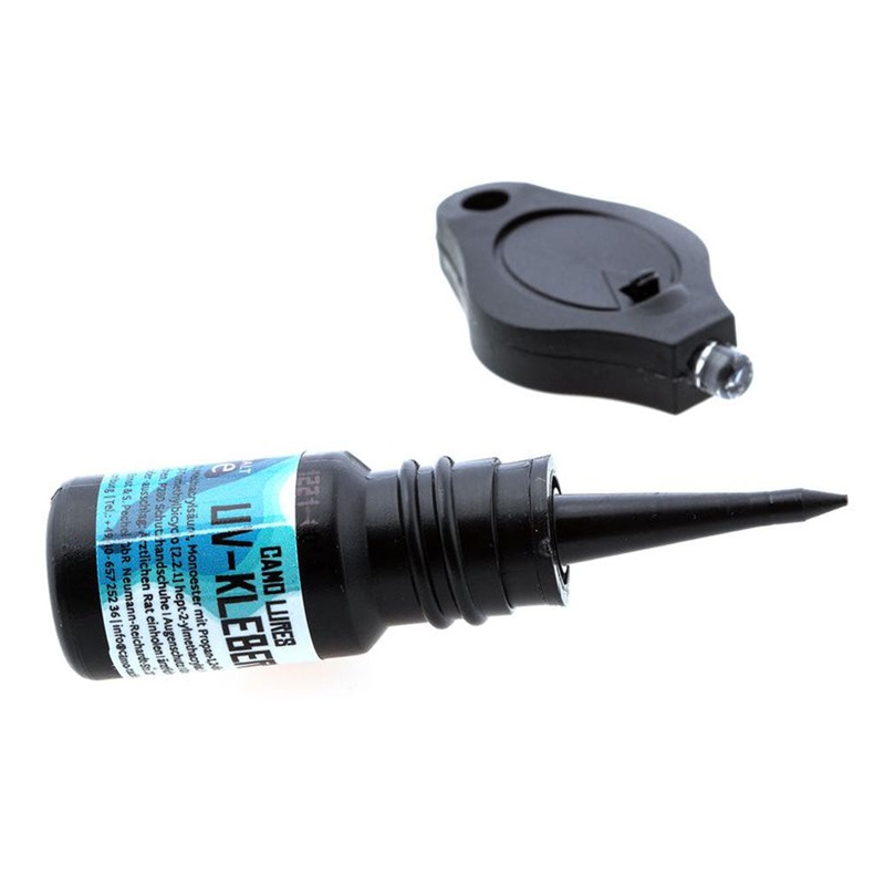 UV-Kleber mit UV-Beamer
