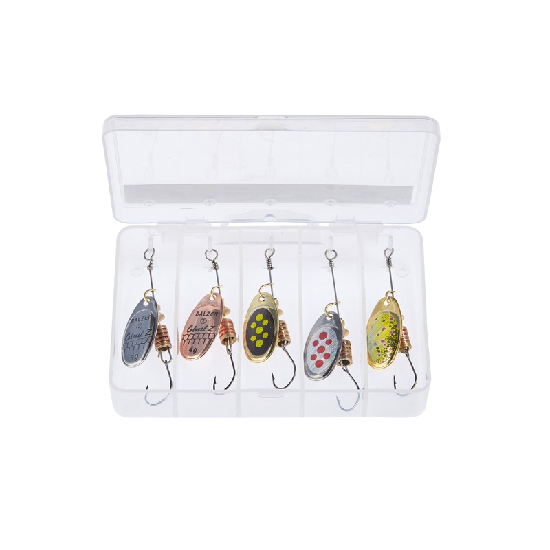 Colonel Spinner-Sortiment mit Einzelhaken / 4 g