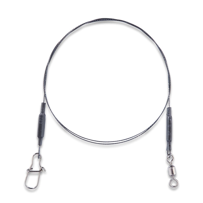 1×7 Titanium Vorfach mit Wirbel (35 cm)