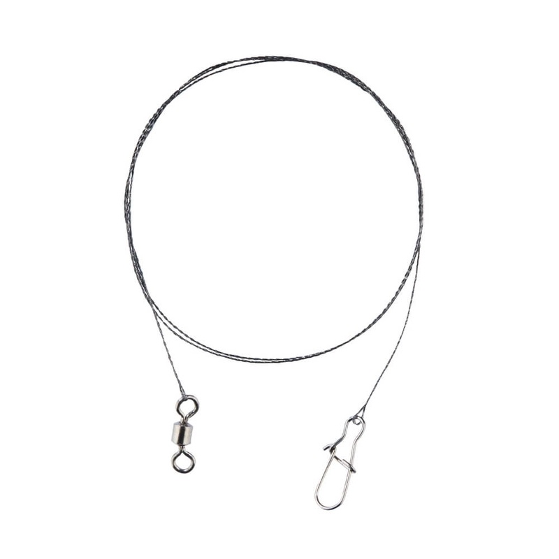 Tungsten Vorfach mit Wirbel (Wolframvorfach / 35 cm)