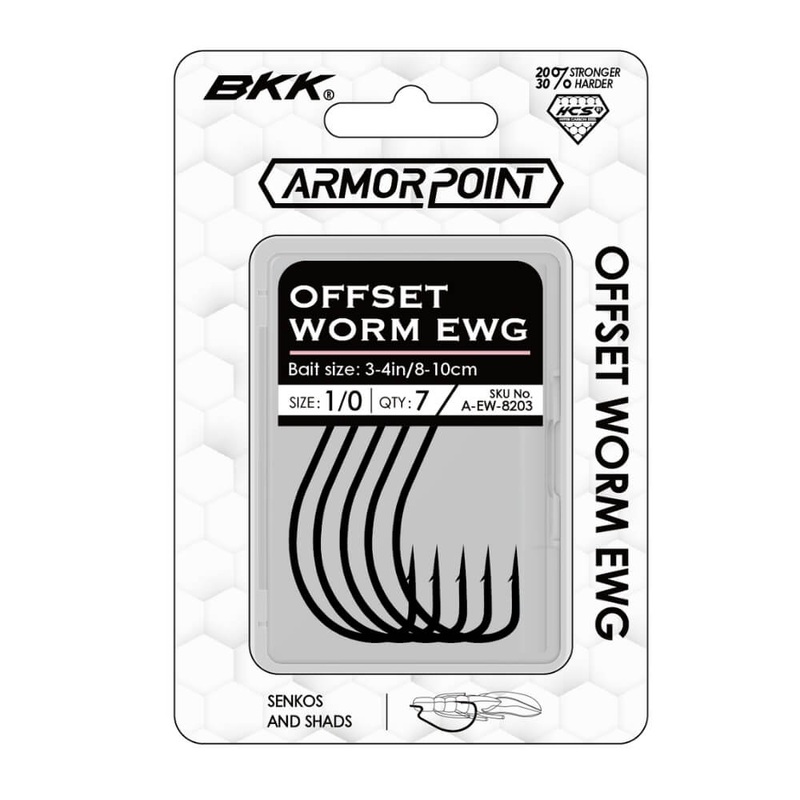 Armorpoint Offset Worm EWG||2||1|1/0|2/0|3/0|4/0|5/0
