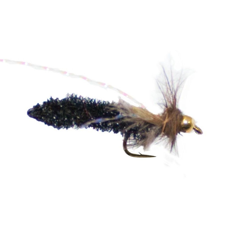Boname Caddis Black larvfluga|14|16