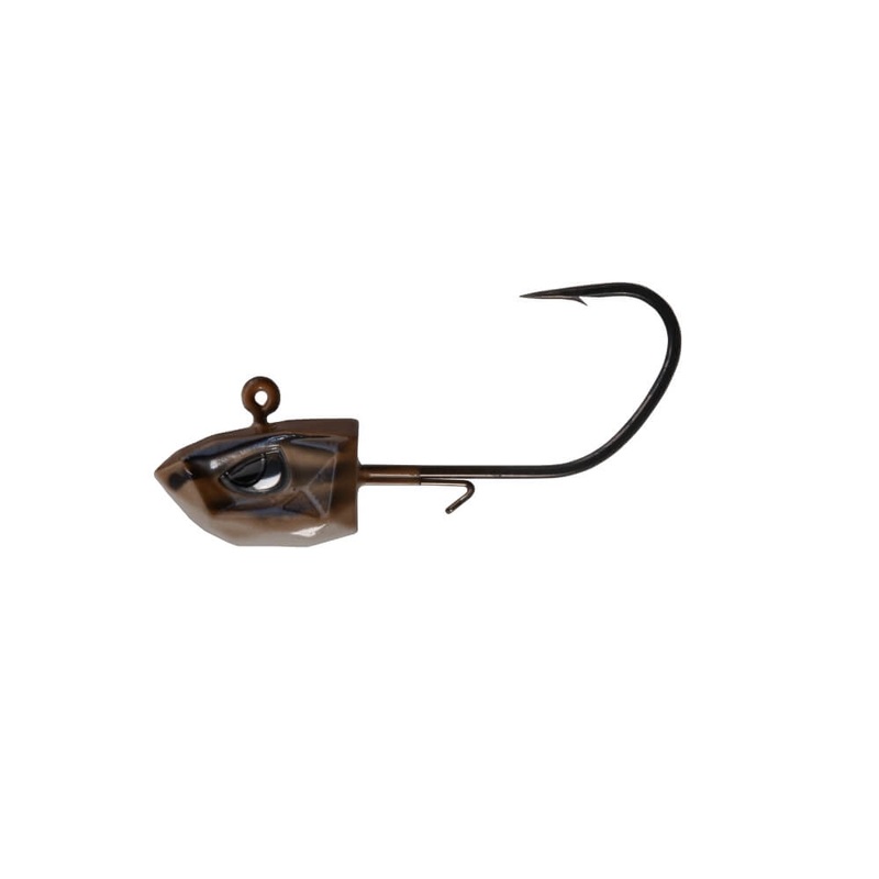 Refrax Jig Natural Goby|1/0|3/0|5/0|1/8 oz. (3.5 g)|3/16 oz. (5.3 g)|1/4 oz. (7.0 g)|3/8 oz. (10.6 g)
