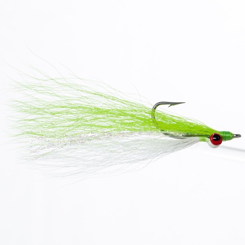 Clouser UV Minnow Sjrretflue Green
