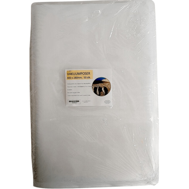 Vakuumpose 40x280cm 50pk | Ferdigkuttet Vakuumeringsposer