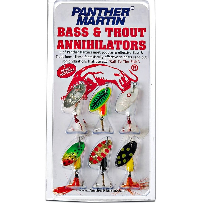 Spinnersett | 6 Abbor og rret supermnstre – Panther Martin