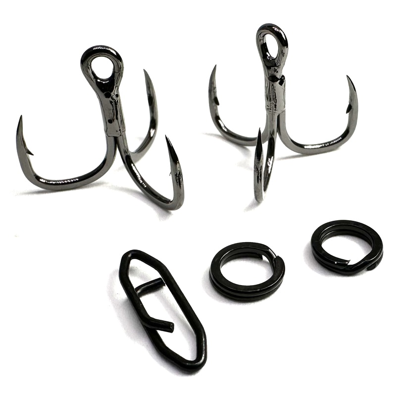 #1 Treble Hook Set – Short Shank
