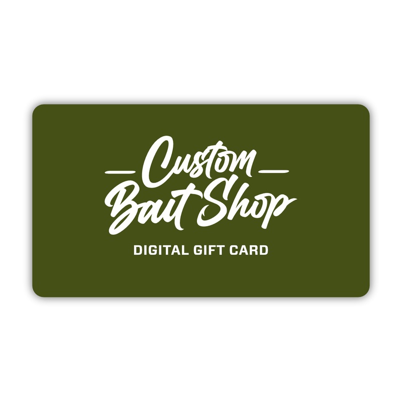 Custom Bait Shop Gift Card|$25.00|$50.00|$100.00|$150.00|$200.00