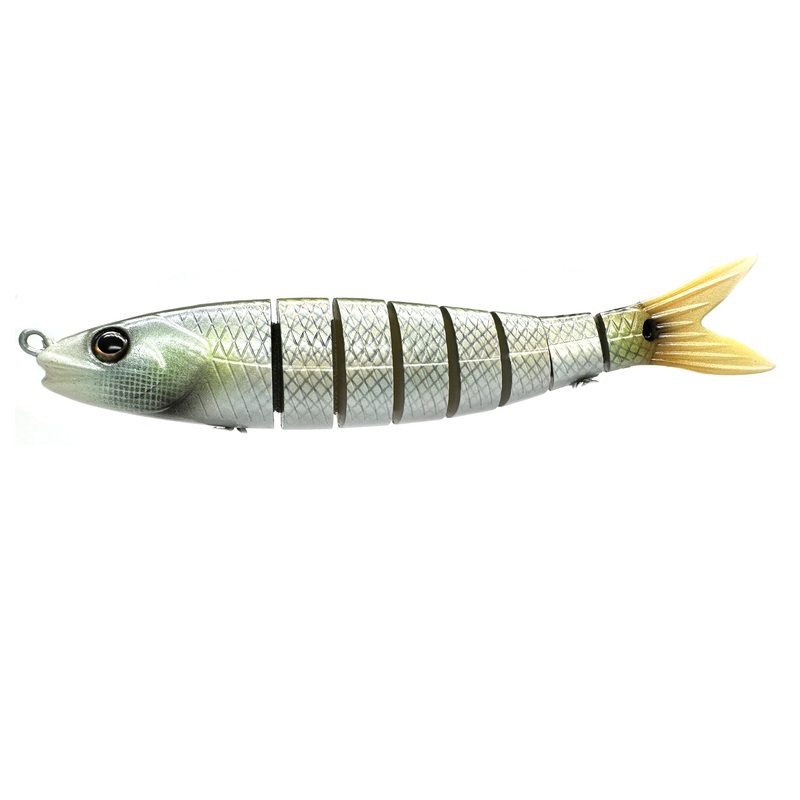 Segmented Minnow Swimbait|Black Tail Shiner|Custom Paint Job!
