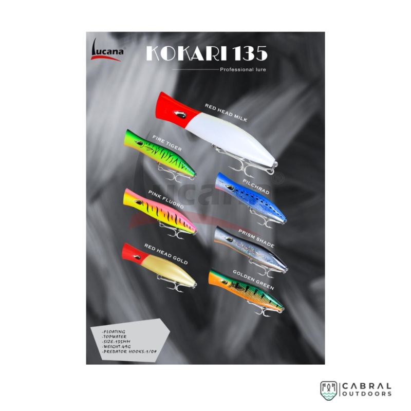 Lucana Kokari 135 Popper | 139mm | 49g | 1pcs/pkt