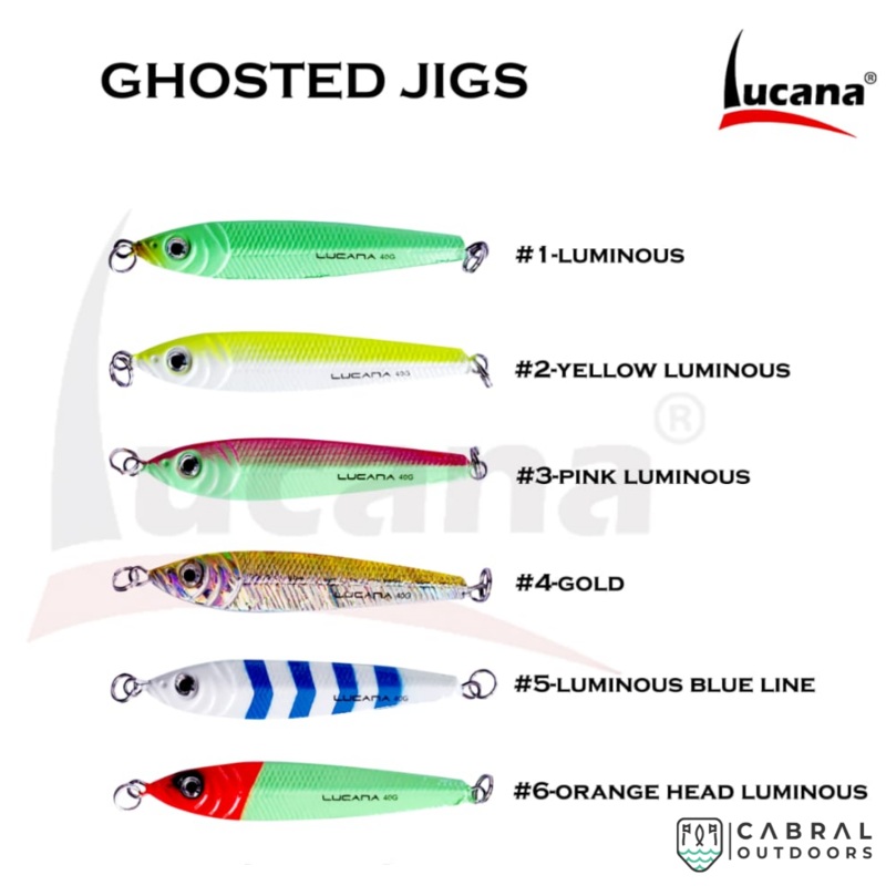 Lucana Leadfish Ghosted Jig 30-50g