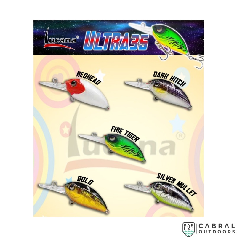 Lucana Ultra 35 Minnow Hard Lure | Size: 3.5cm | 4.5g