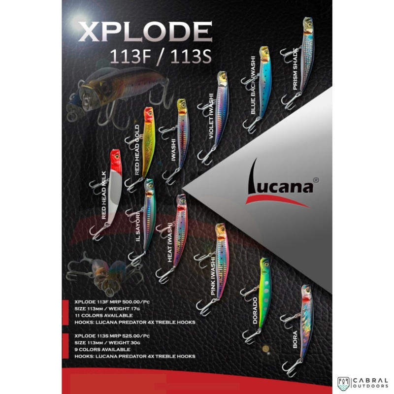 Lucana Xplode  Hard Lure | Size: 11.3cm |17- 30g