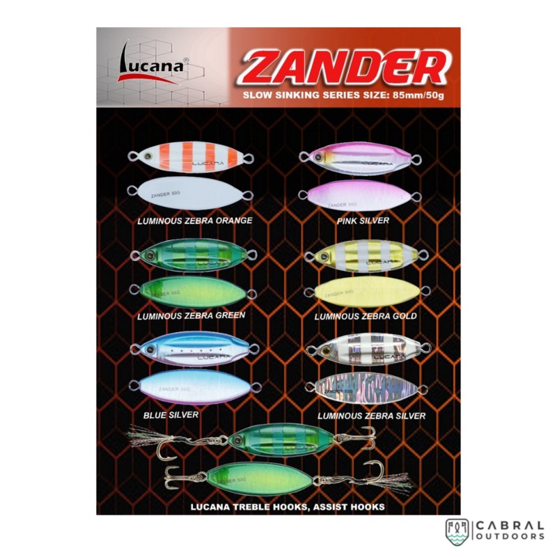 Lucana Zander Slow Sinking Jig 8.5 cm | 50g