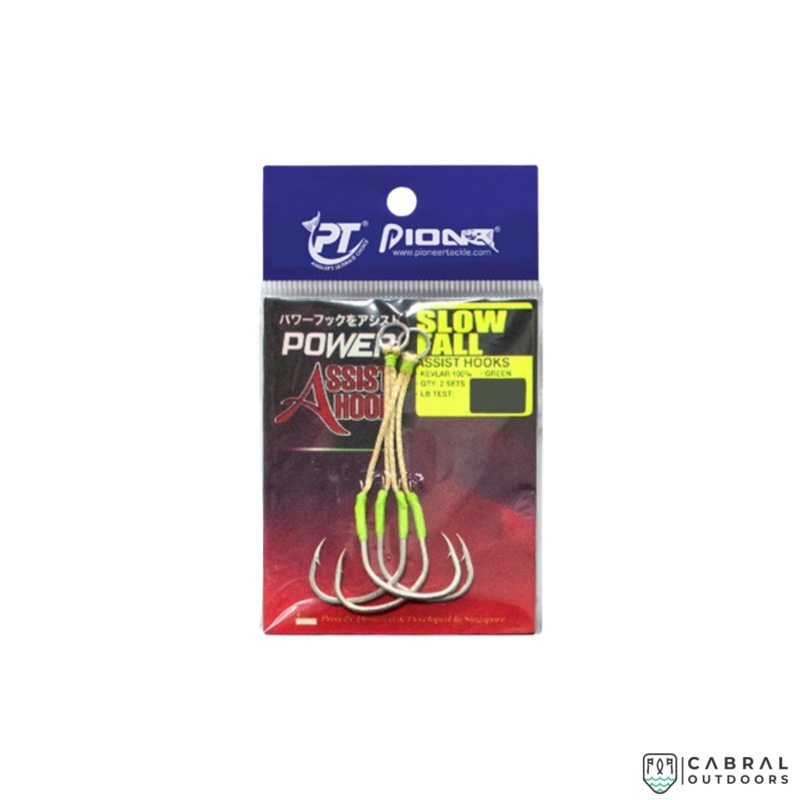 Pioneer Slow Fall Asist Hooks|2/0|3/0|4/0
