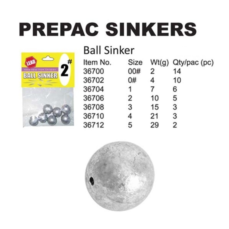 Cobalt Blue Pre Pack Ball Sinker