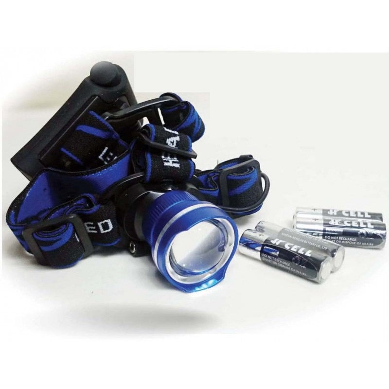 High Power T6 Headlamp w/AA Batteries