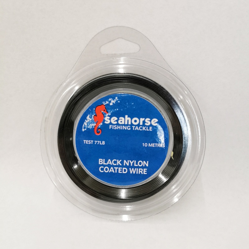Seahorse Black Nylon Coated Wire 10m