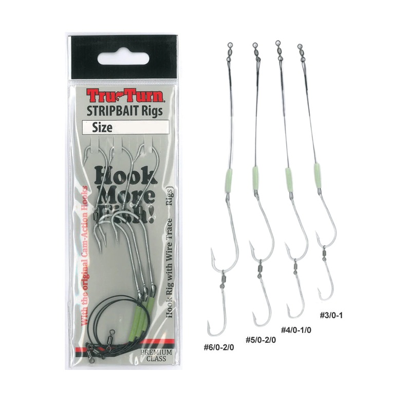 Tru Turn Stripbait Rigs (3 Rigs/Pack)
