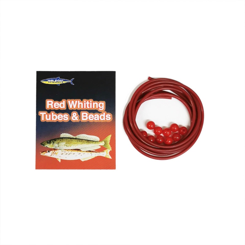 Wilson Whiting Red Tubes & Beads