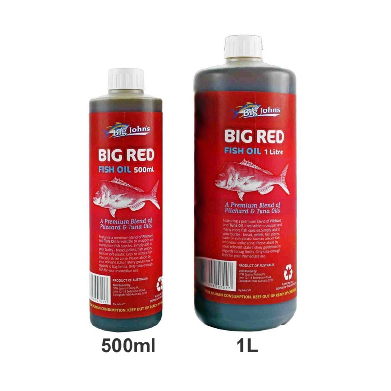 Big John’s Big Red Fish Oil|500ml|1 Litre