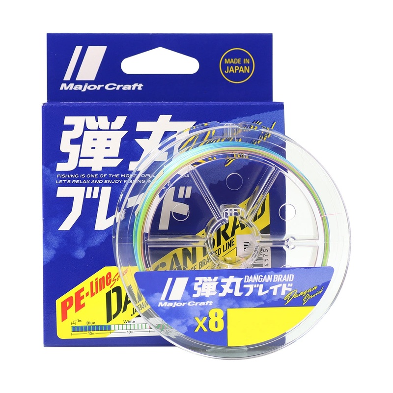 Major Craft Dangan X8 Braid 300m Multi Colour