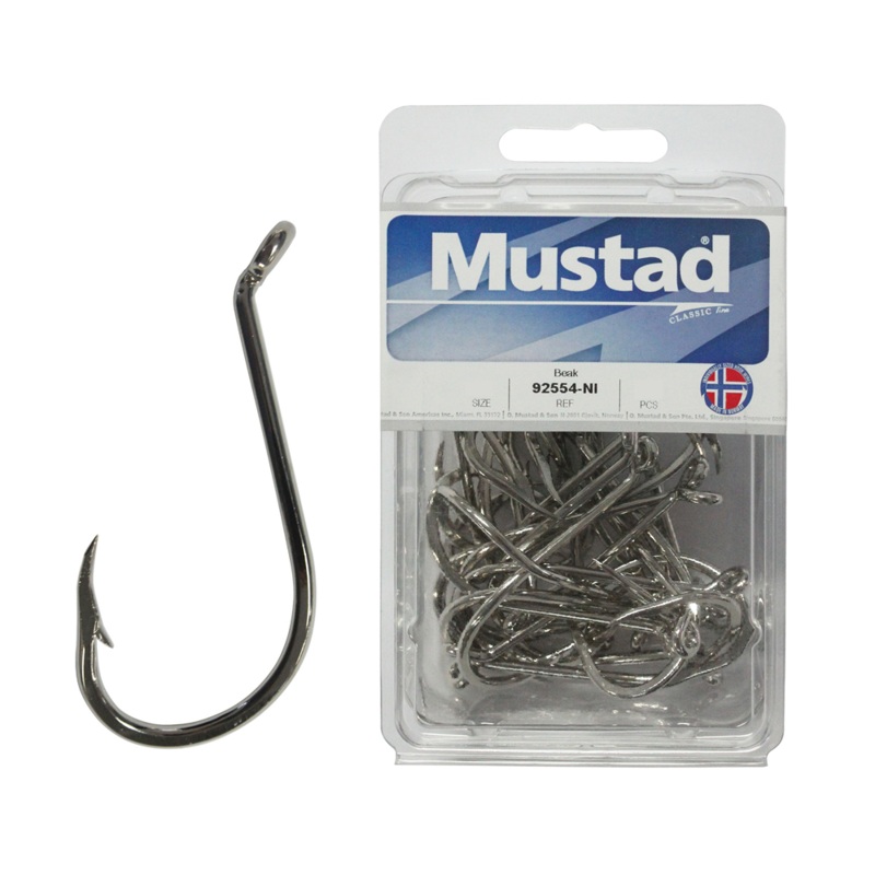 Mustad 92554 Nickle Beak Hooks
