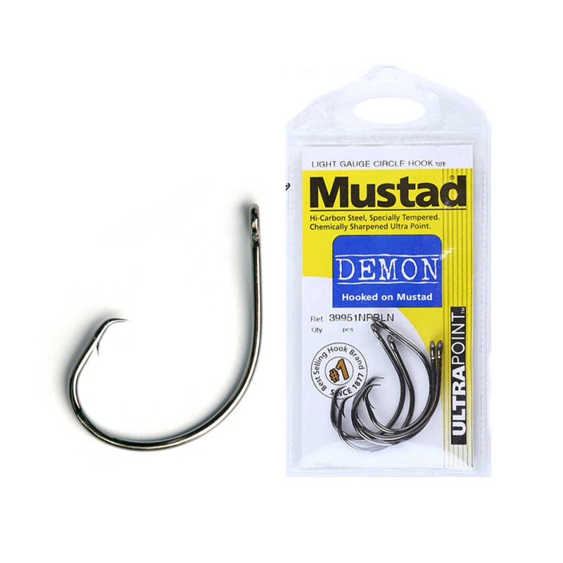 Mustad Demon Light Circle  Hooks Pre Pack