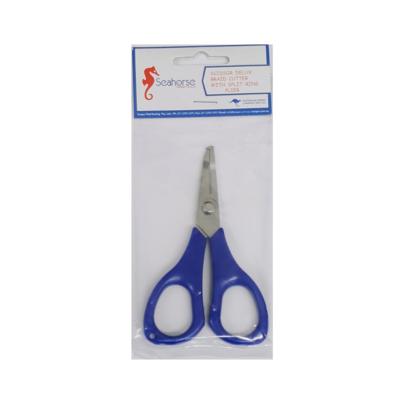 Seahorse Braid Scissor With Split Ring Plier