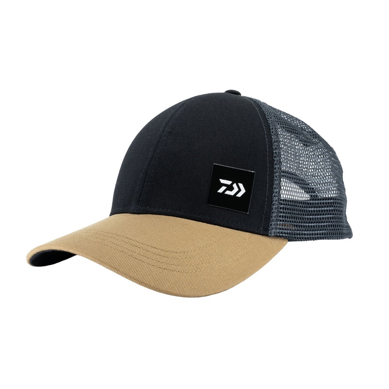 Daiwa CA-80023 Trucker Cap Black/Tan