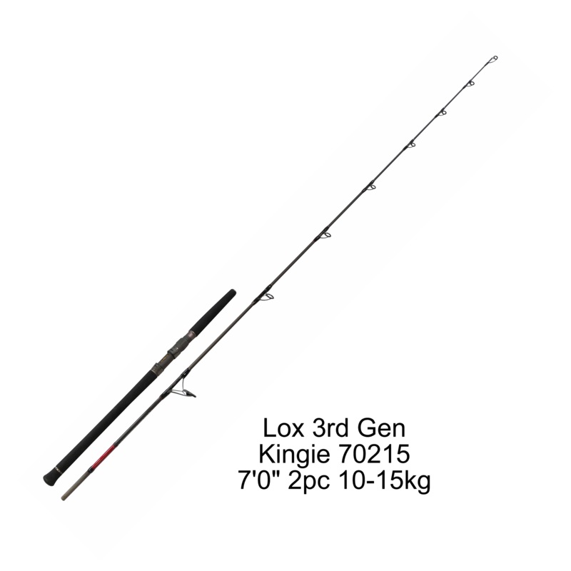 Lox Gen III Kingie Rod|Kingie 70215 7’0″ 2pc 10-15kg
