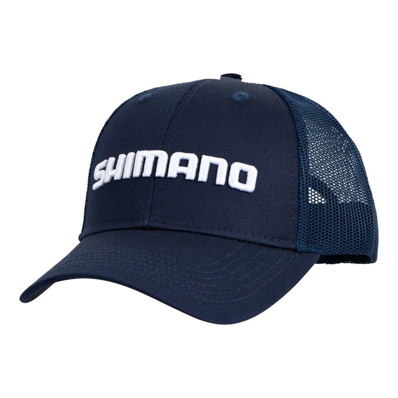 Shimano Corporate Woven Trucker Cap Navy