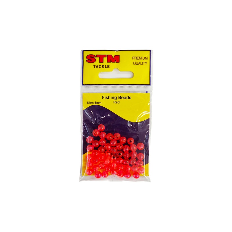 STM Hard Beads Red|5mm|6mm