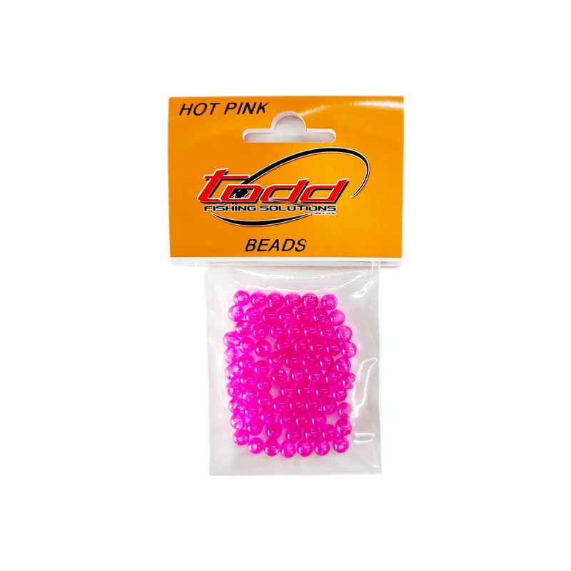 Todd Hard Beads Hot Pink 4mm